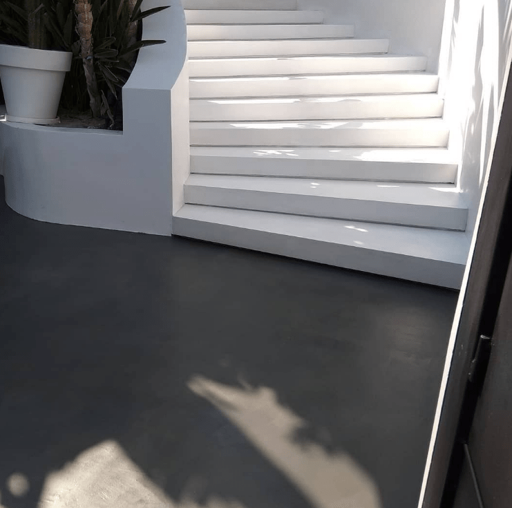 Exteriores de microcemento