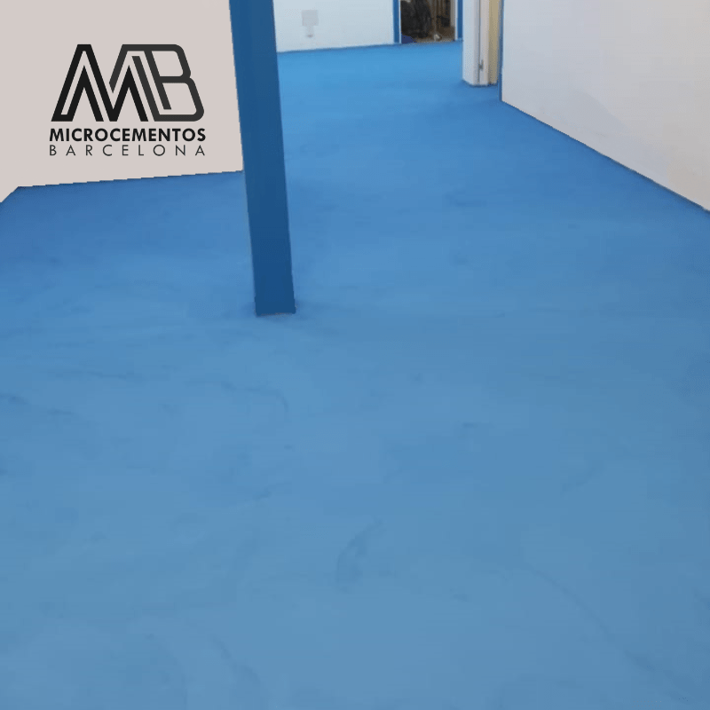 Microcemento Azul Aplicadores profesionales de microcemento - Microcementos Barcelona