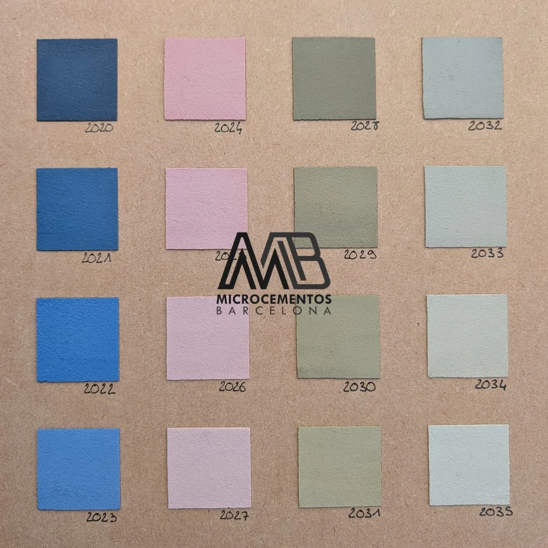 Carta Mortex para pavimentos continuos y acabados minerales