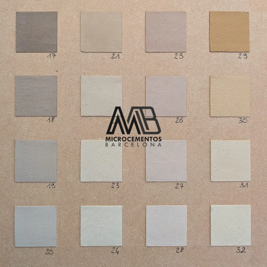 Tonos minerales mortex para revestimientos